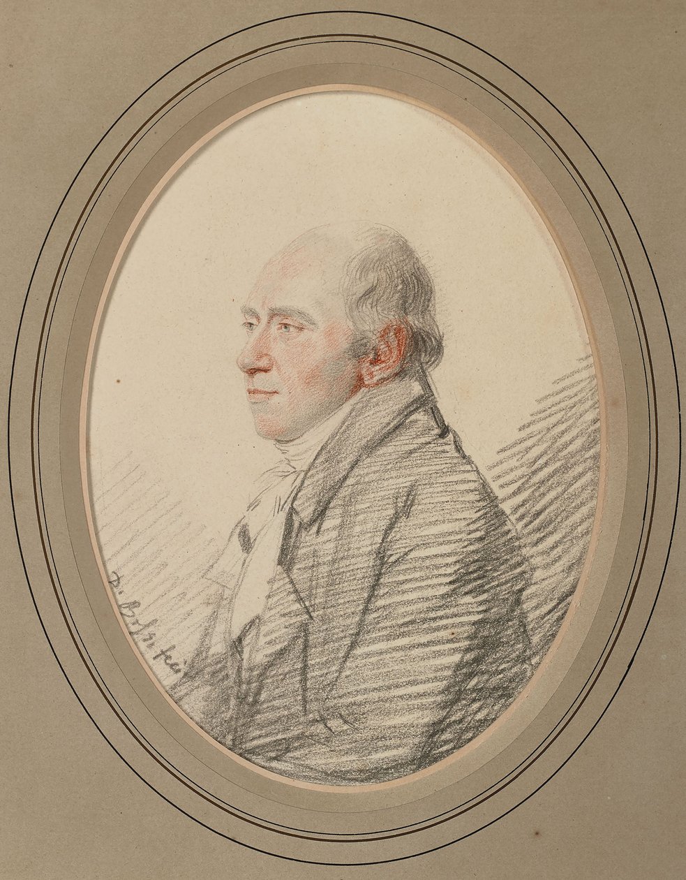Säveltäjä Muzio Clementin muotokuva 1752-1832, 1820-luvun loppu. tekijältä Johann Dominik Bossi