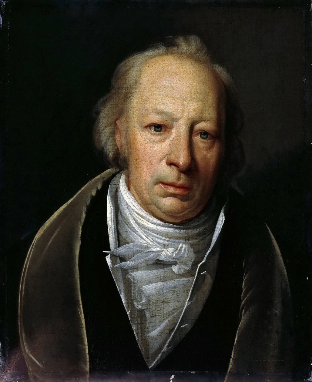 Friedrich August Wolfin muotokuva 1759-1824, 1823. tekijältä Johann Eduard Wolff