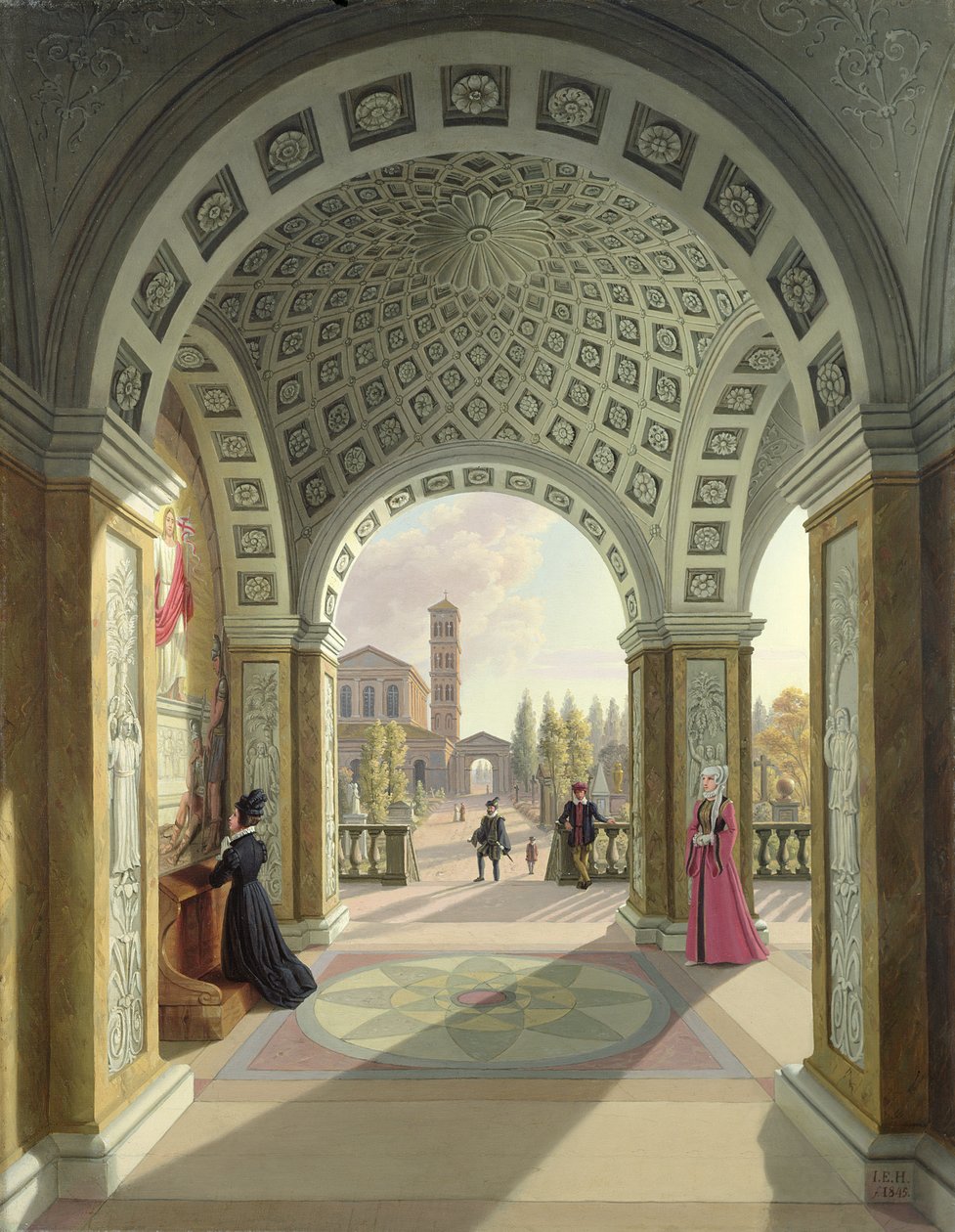 Italian kirkkopiha, 1845 tekijältä Johann Erdmann Hummel