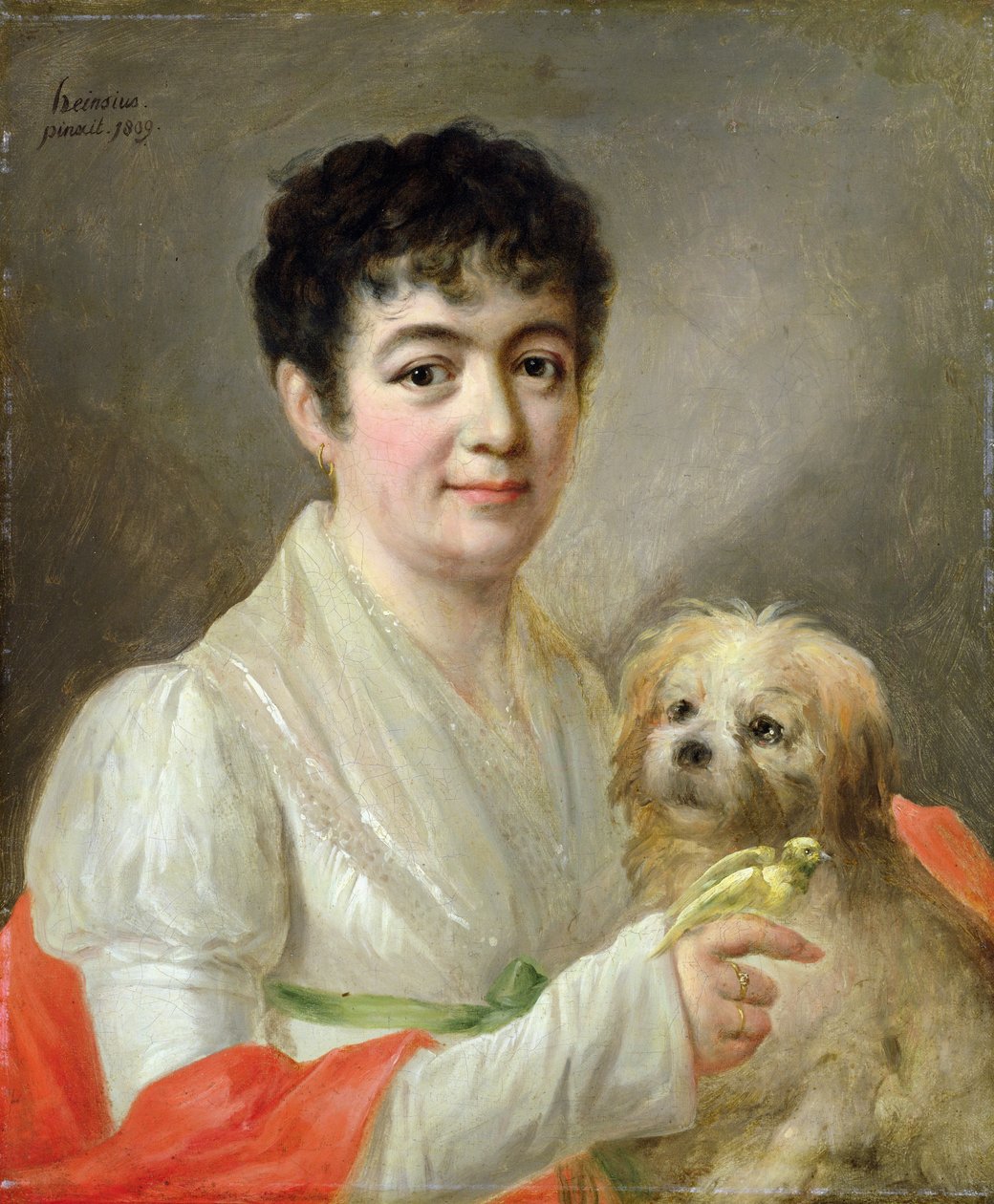 Tuntemattoman naisen muotokuva, 1809 tekijältä Johann Ernst Heinsius