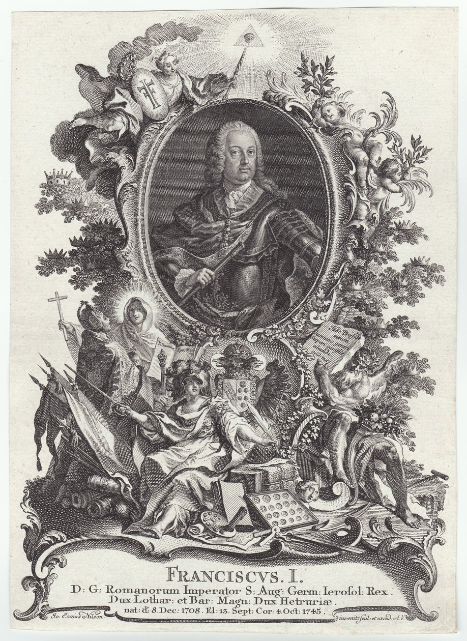 Francis I (1768-1835) tekijältä Johann Esaias Nilson