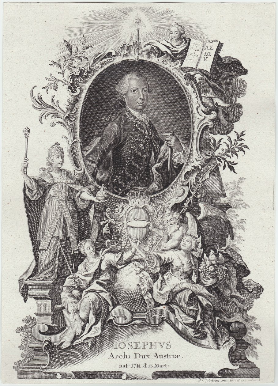 Joosef II (1741-1790)-2 tekijältä Johann Esaias Nilson
