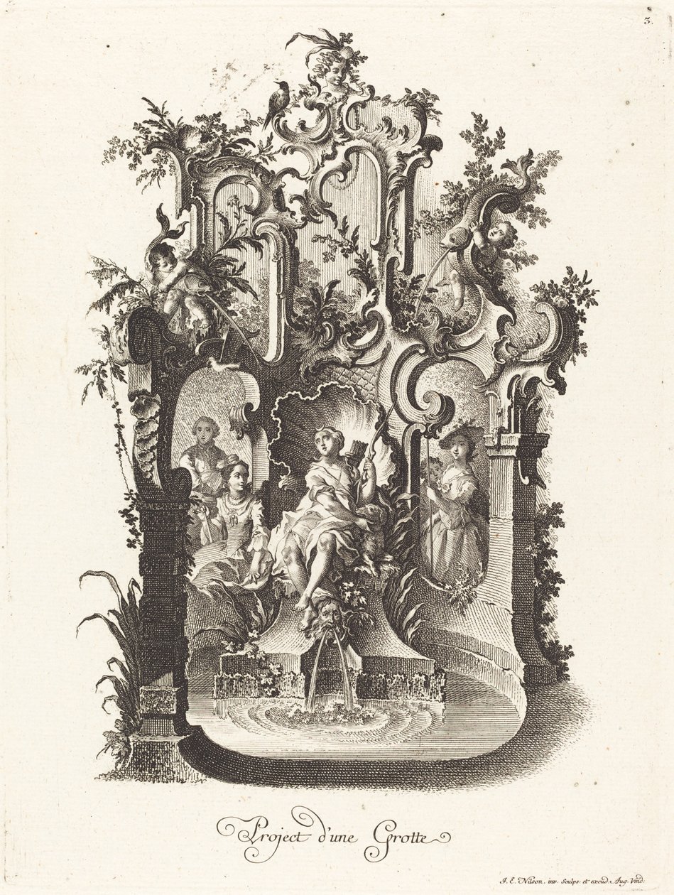 Suunnittele luola tekijältä Johann Esaias Nilson