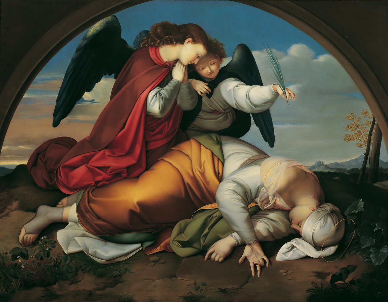 Dead Saint Cecilia (Wienin versio) tekijältä Johann Evangelist Scheffer von Leonhardshoff