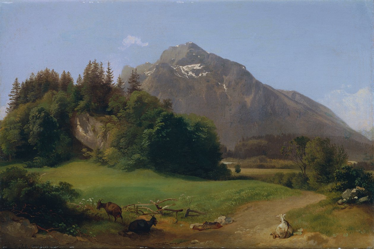 lähellä Salzburgia tekijältä Johann Fischbach