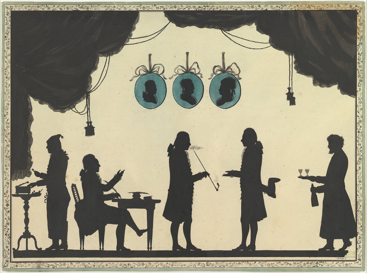 David Roentgen and Company Pietarissa, n. 1784-86. tekijältä Johann Friedrich Anthing