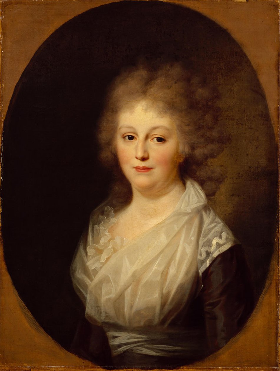 Agnes Maria Dedel (1767-1827) tekijältä Johann Friedrich August Tischbein