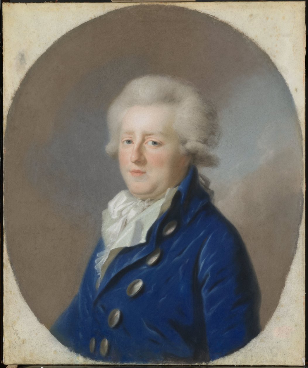 Carel Georg August (1766-1807), Braunschweig-Wolfenbüttelin perinnöllinen prinssi. Frederica Louisa Wilhelminan (Louise), Orange-Nassaun prinsessan aviomies tekijältä Johann Friedrich August Tischbein