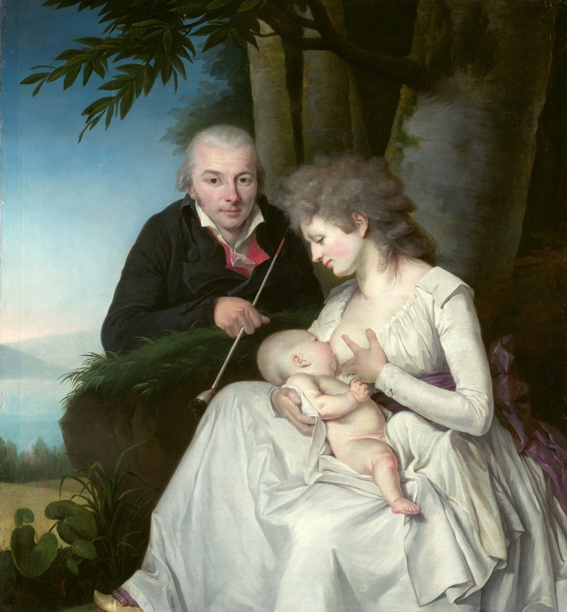 Perhekuva, 1795-1800 tekijältä Johann Friedrich August Tischbein