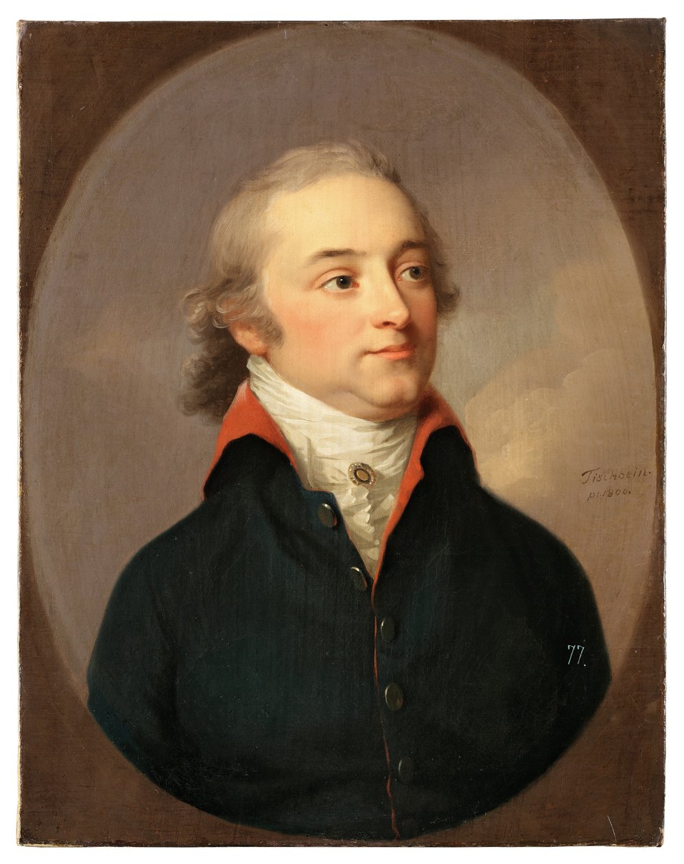 Muotokuva Friedrich Karl Ludwigista, Schleswig-Holstein-Sonderburg-Beckin herttuasta 1757-1816, 1800 tekijältä Johann Friedrich August Tischbein