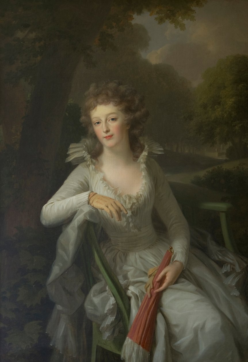Jacoba Margaretha Maria Boreelin muotokuva ( -1816) tekijältä Johann Friedrich August Tischbein
