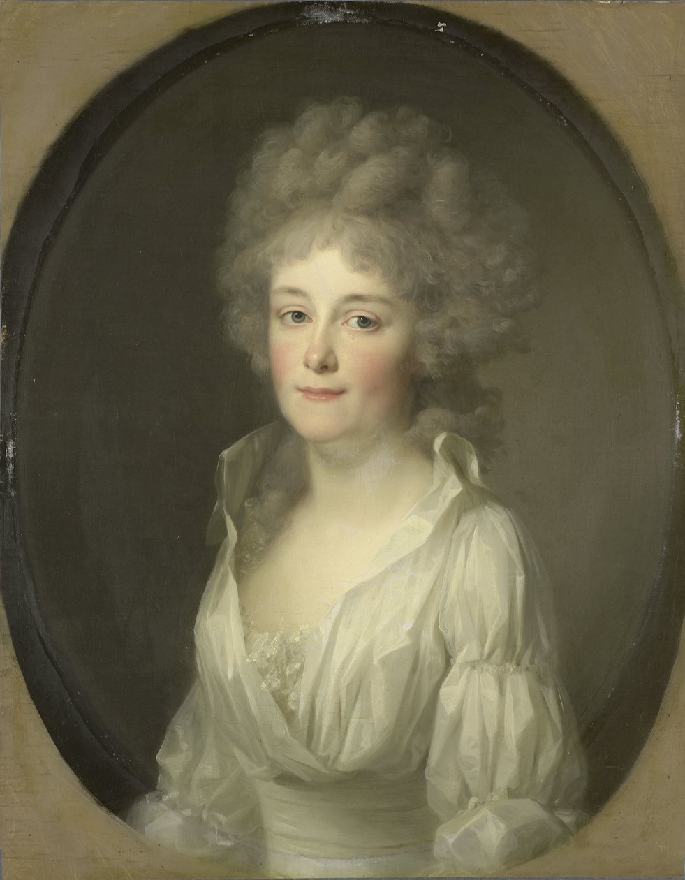 Salomon Rendorpin vaimon Johanna Ferdinanda van Collenin muotokuva tekijältä Johann Friedrich August Tischbein