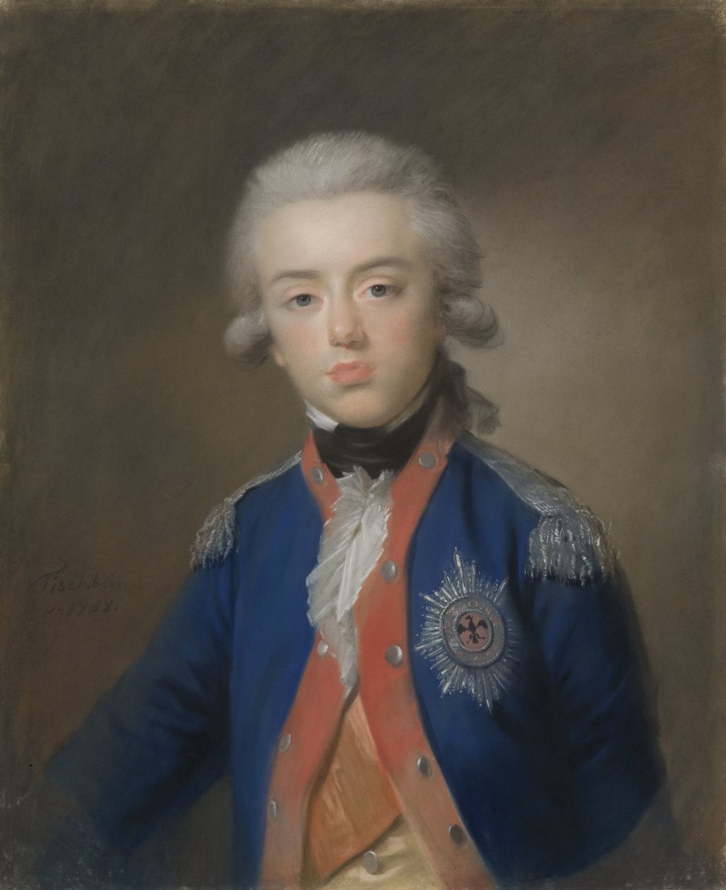 Willem George Frederik (Frederik; 1774-1799), Orange-Nassaun prinssi. Prinssi William V:n poika tekijältä Johann Friedrich August Tischbein