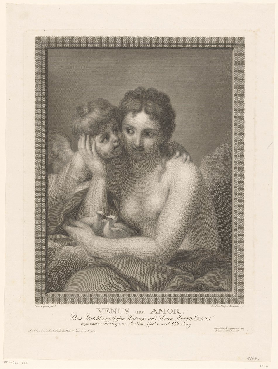 Venus rakastunut tekijältä Johann Friedrich Bause