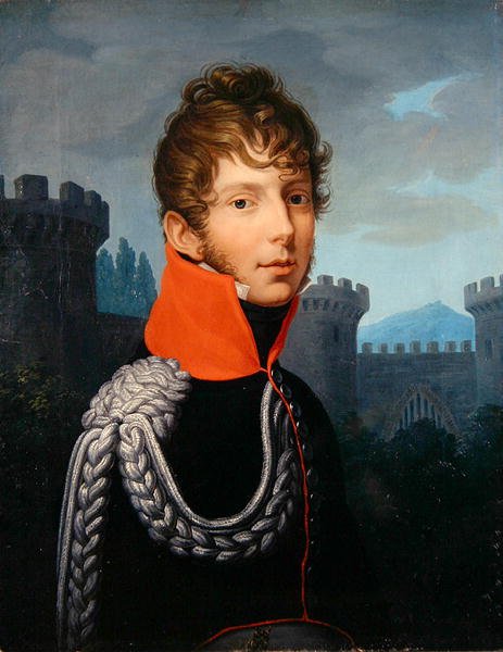 Wilhelm Friedrich Ernst von Dalwigk zu Schauenburg, n. 1810 (öljy kankaalle) tekijältä Johann Friedrich Bury