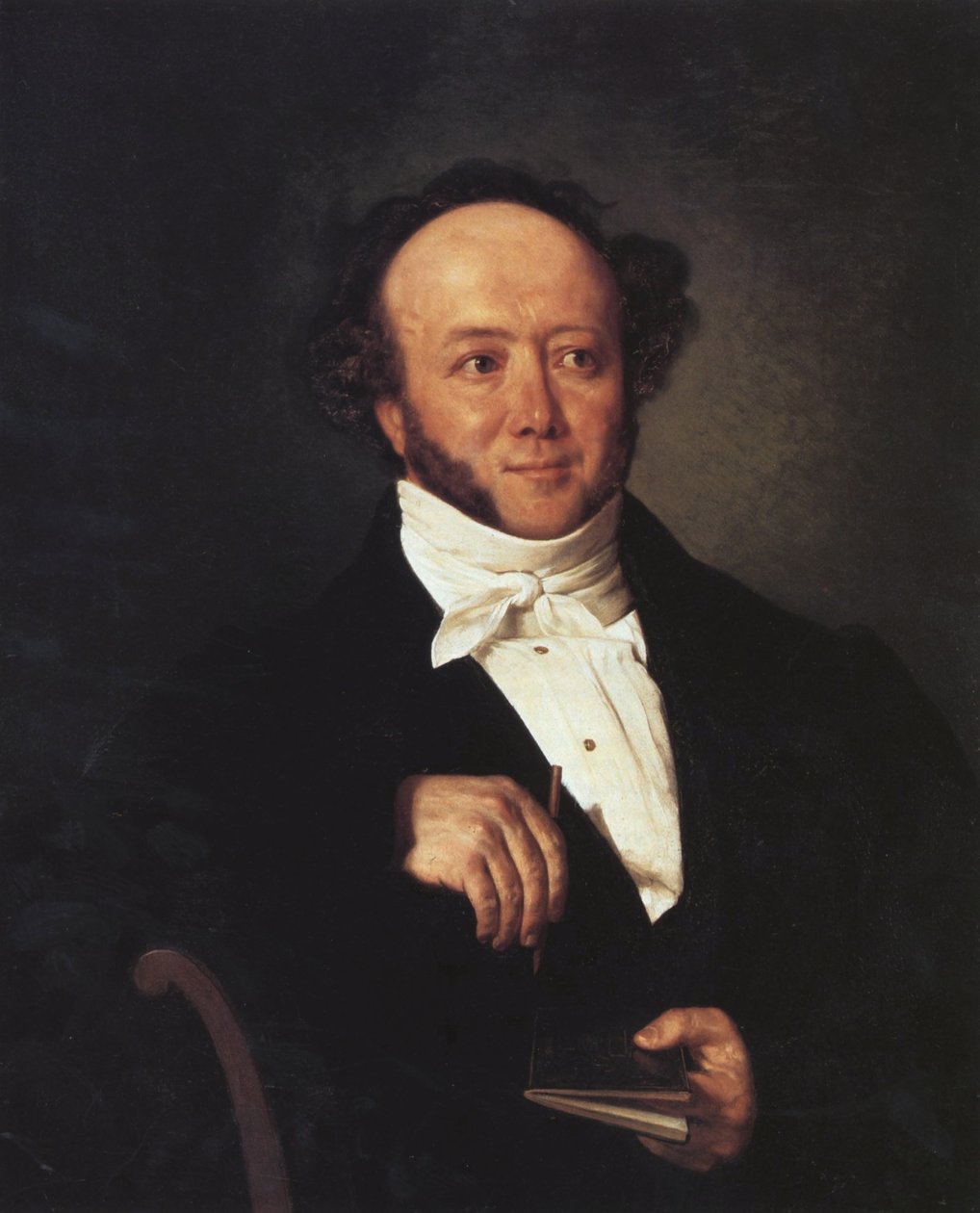 Albert Bitziuksen (1797-1854) muotokuva. tekijältä Johann Friedrich Dietler