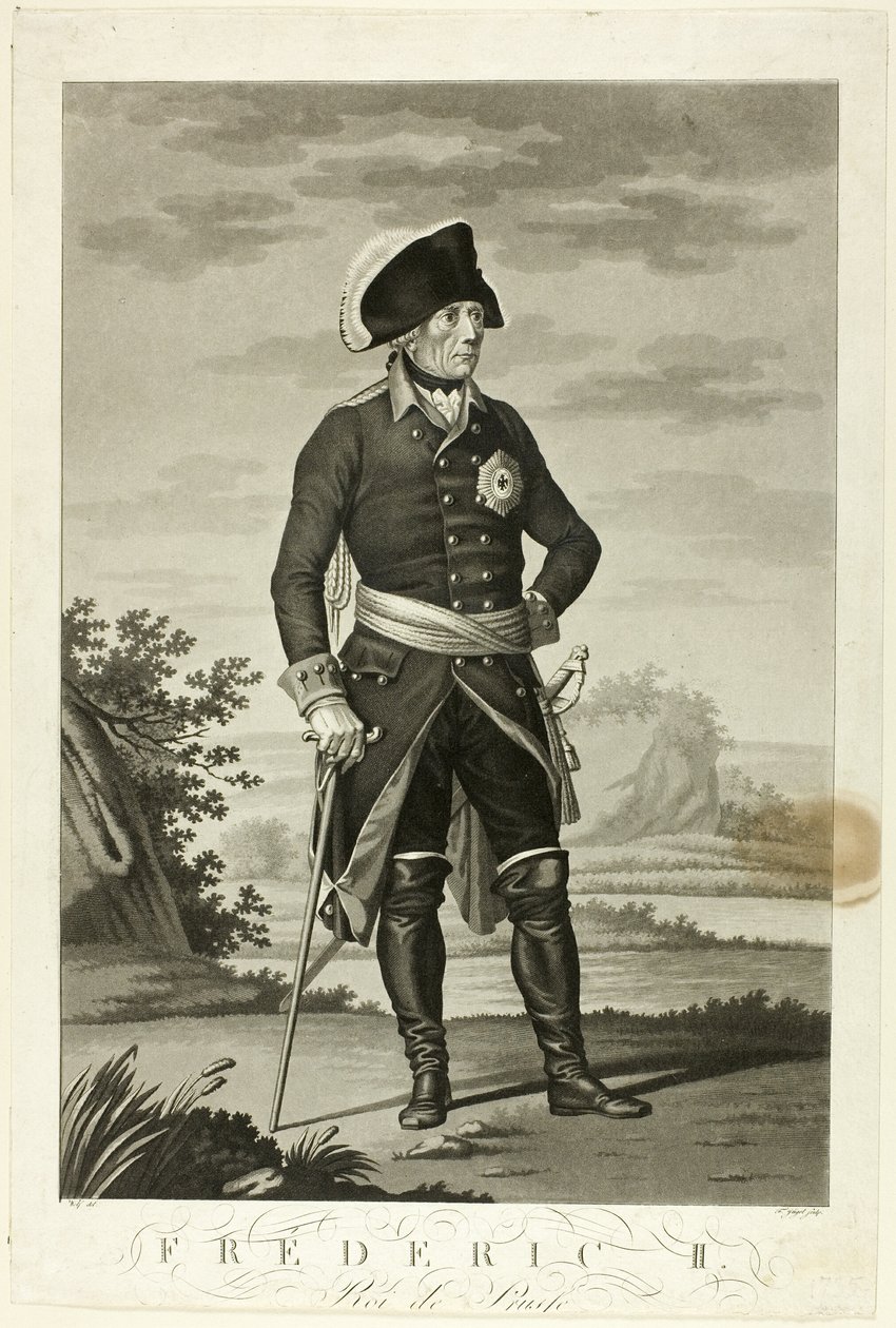 Frederick II, Roi of Prusse tekijältä Johann Friedrich Jügel