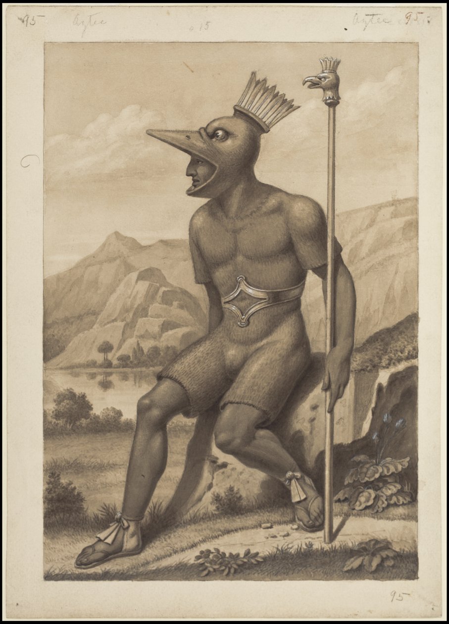 Kokoelma Waldeckin alkuperäisiä taideteoksia Mesoamerikkasta, laatikko 3/22 tekijältä Johann Friedrich Maximilian von Waldeck