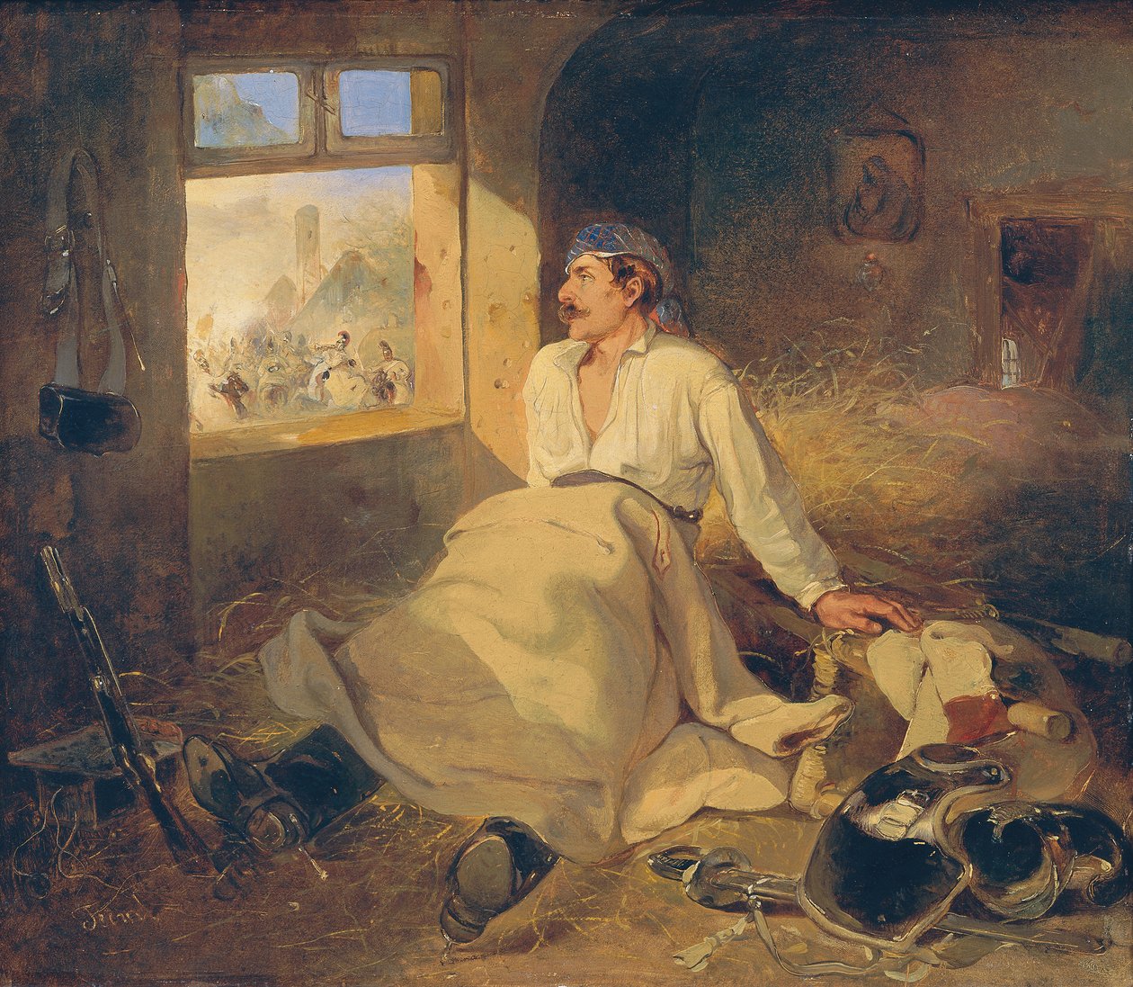 Haavoittunut kirsikka heinälakalla tekijältä Johann Friedrich Treml