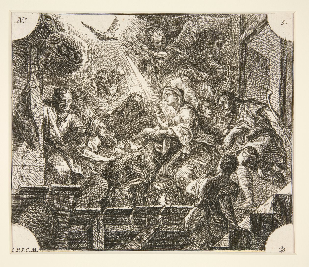 Syntymä tekijältä Johann Georg Bergmuller