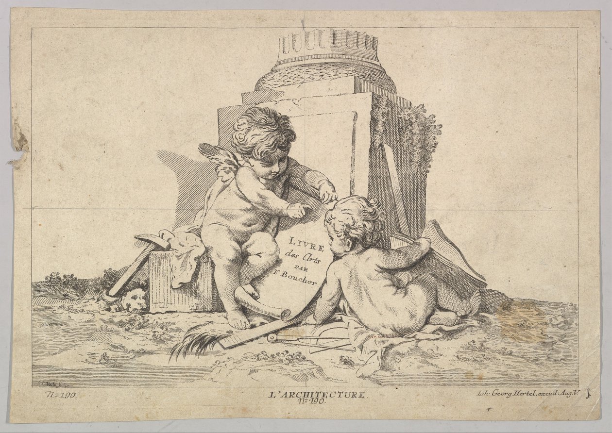 Arkkitehtuuri, 1700-luku. tekijältä Johann Georg Hertel
