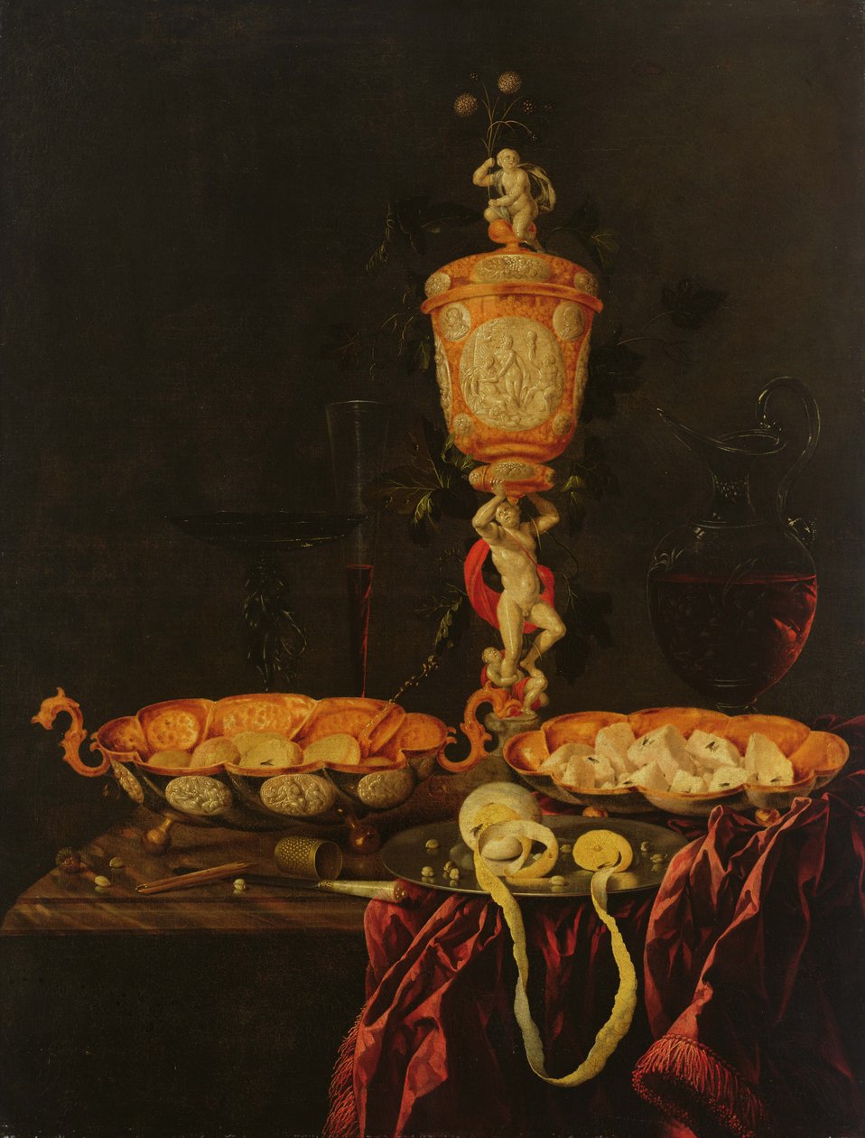 Asetelma pikarin kanssa, 1676 tekijältä Johann Georg Hinz