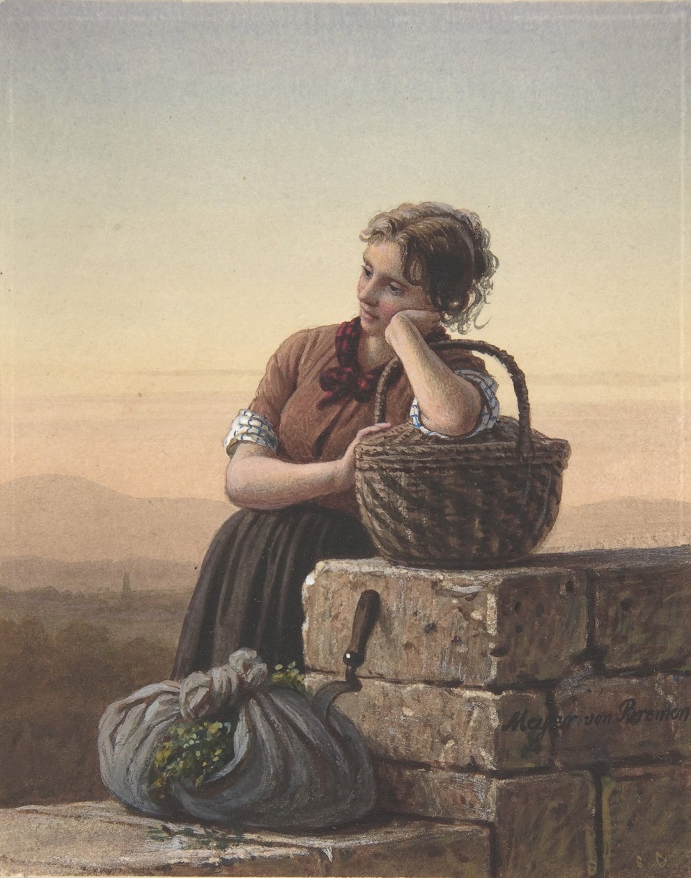 Paluu kotiin, 1800-luku. tekijältä Johann Georg Meyer