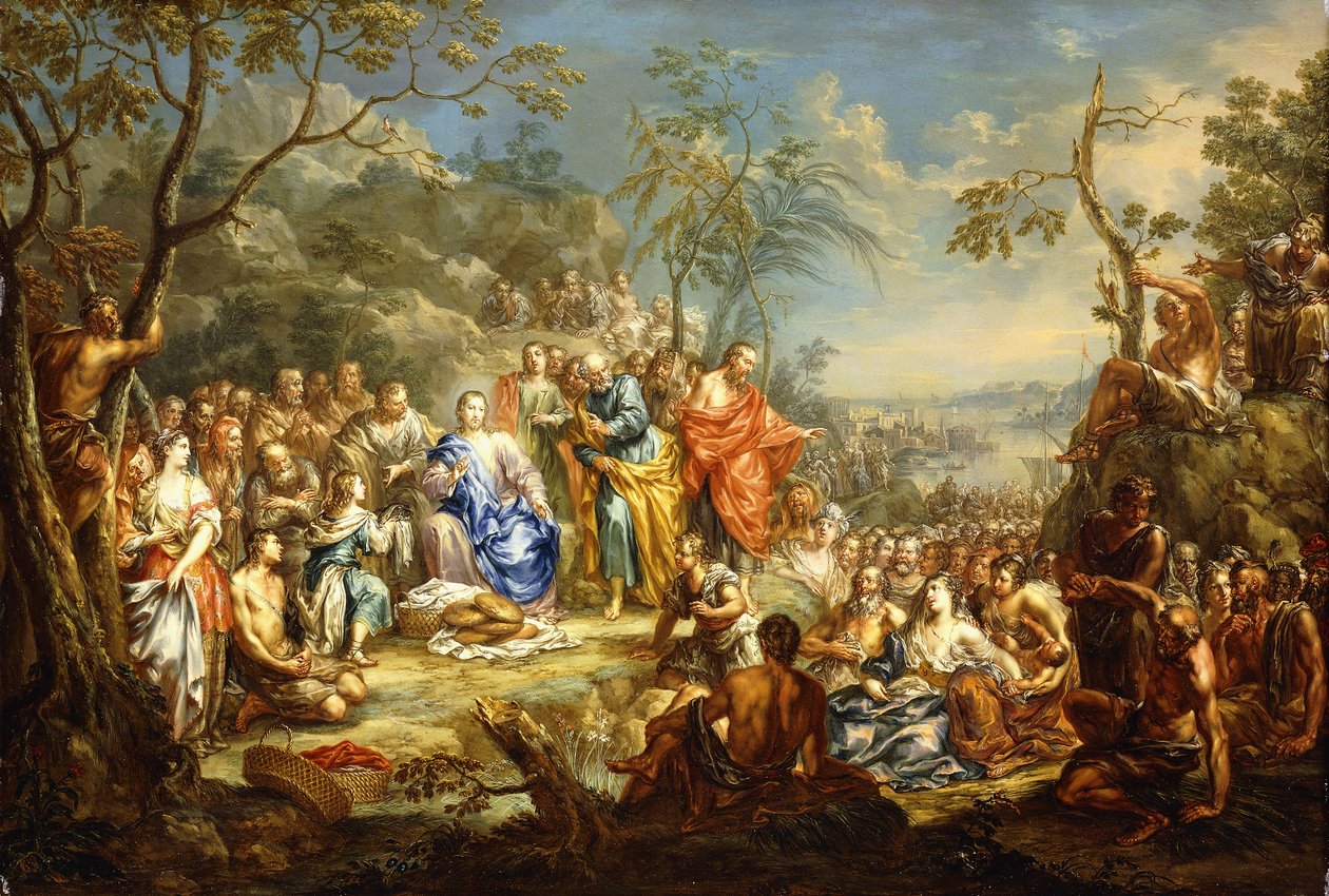 Viidentuhansien ruokinta, tekijältä Johann Georg Platzer