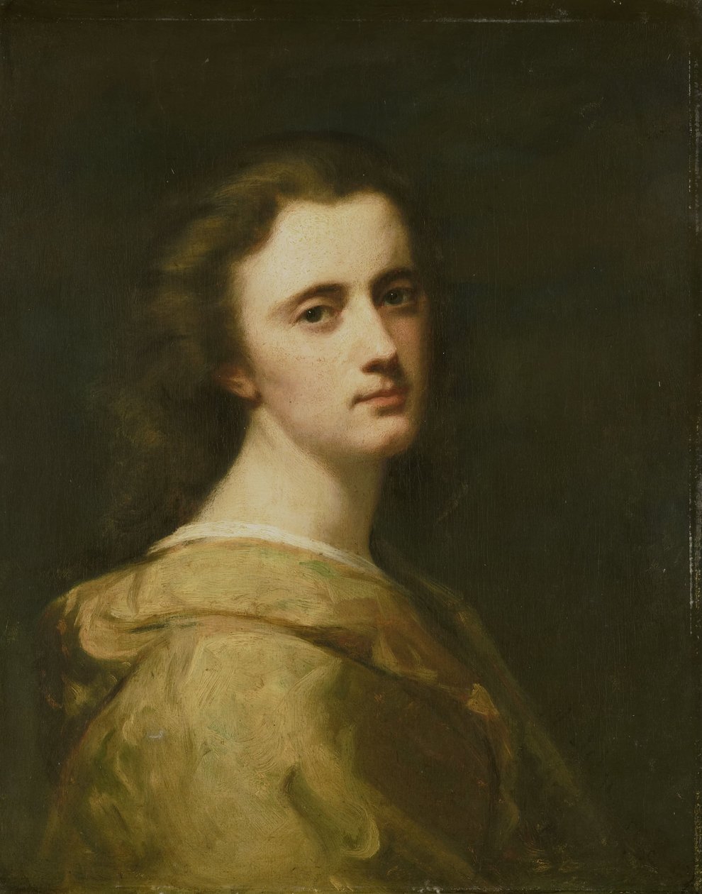 Muotokuva Thérèse Schwartzesta, taiteilijan tyttärestä, 16-vuotiaana tekijältä Johann Georg Schwartze