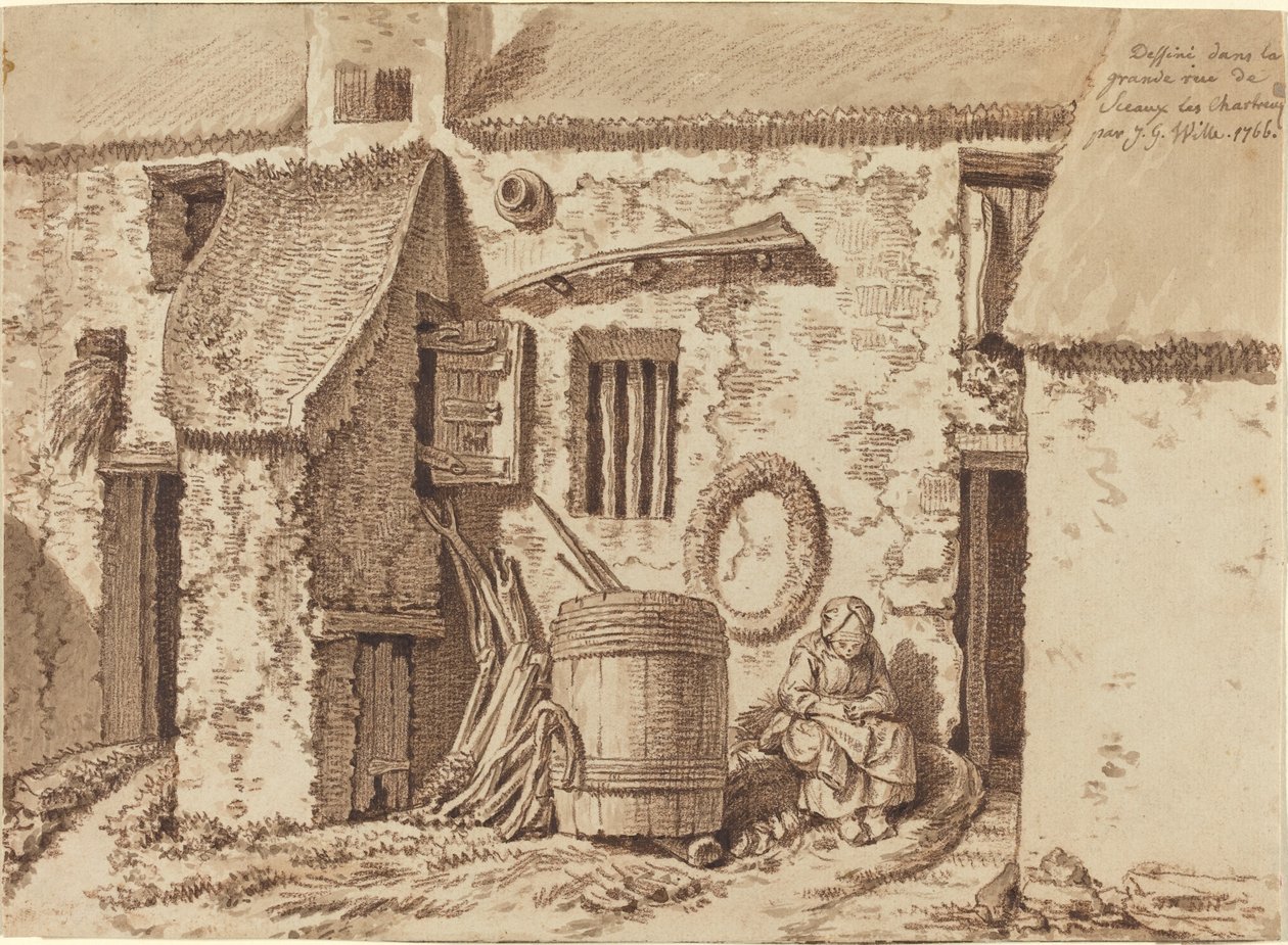 Maalaismainen talo Grand Rue -kadulla Sceaux-Les-Chartreux