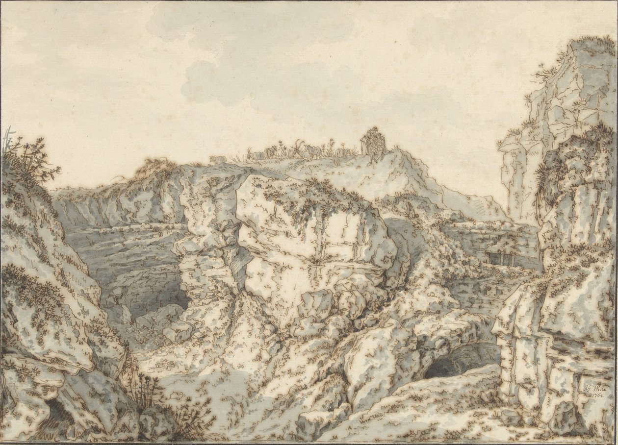 Rock-bileet Montmartrella tekijältä Johann Georg Wille