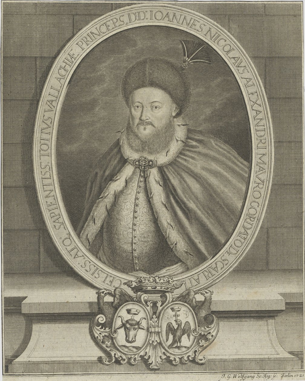 Nicolaos Mavrocordatos 1680-1730, 1721. tekijältä Johann Georg Wolfgang