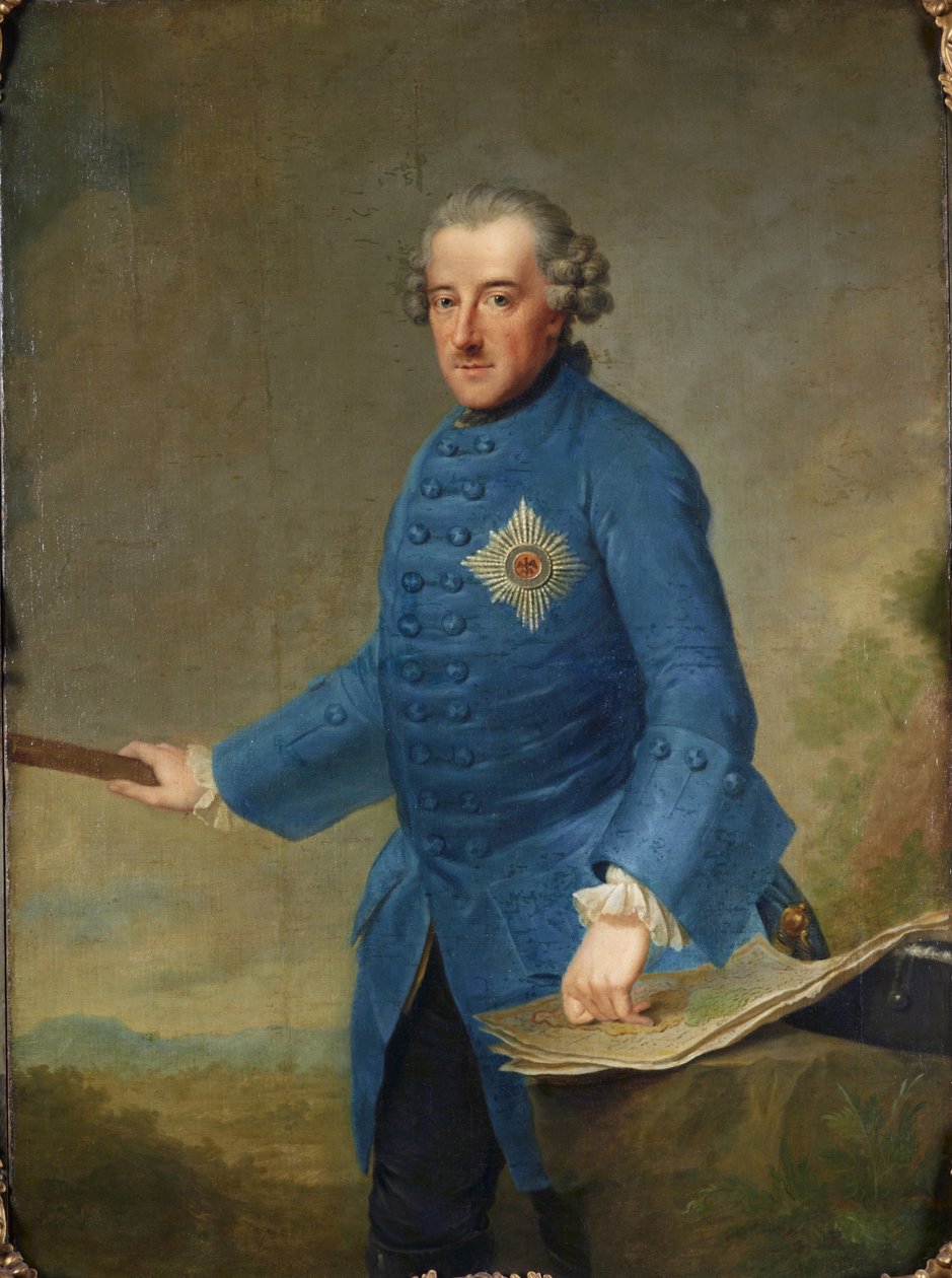 Friedrich der Große tekijältä Johann Georg Ziesenis