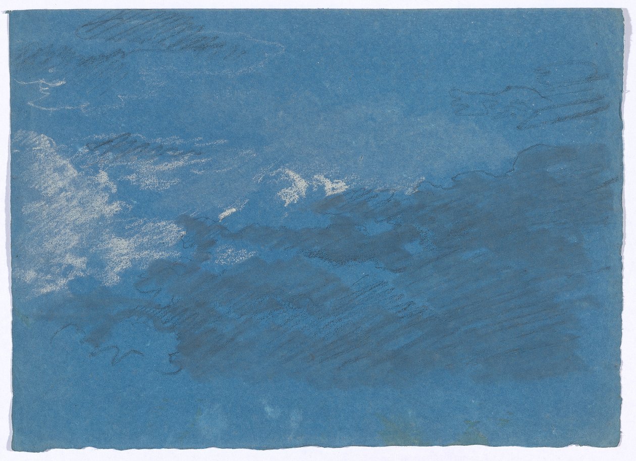 Wolkenstudie tekijältä Johann Georg von Dillis