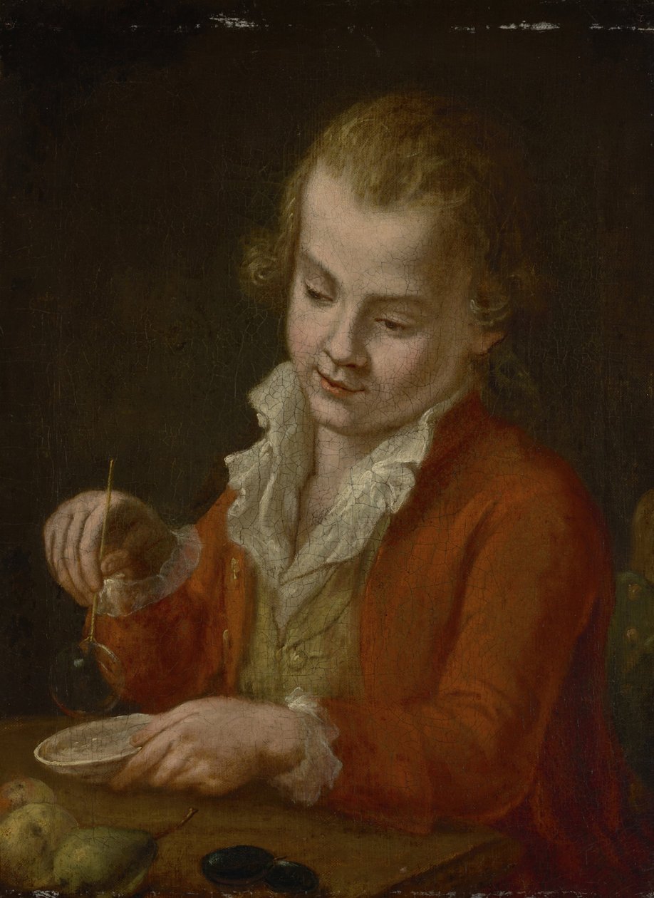 Poika saippuakuplia tekijältä Johann Georg von Edlinger