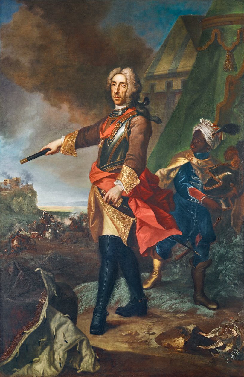 Prinssi Eugene of Savoy kenraali tekijältä Johann Gottfried Auerbach