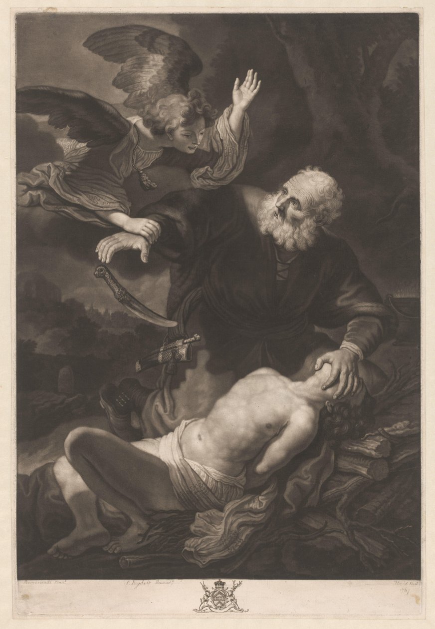 Abrahamin uhri tekijältä Johann Gottfried Haid