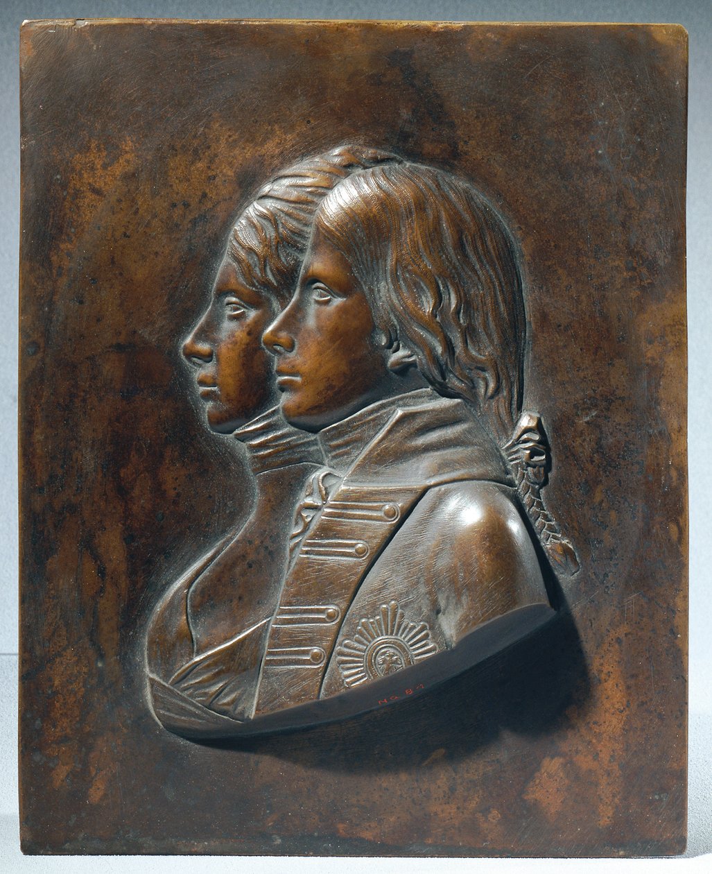 Frederick William III. kruununprinssinä vaimonsa Luise von Mecklenburg-Strelitzin kanssa tekijältä Johann Gottfried Schadow