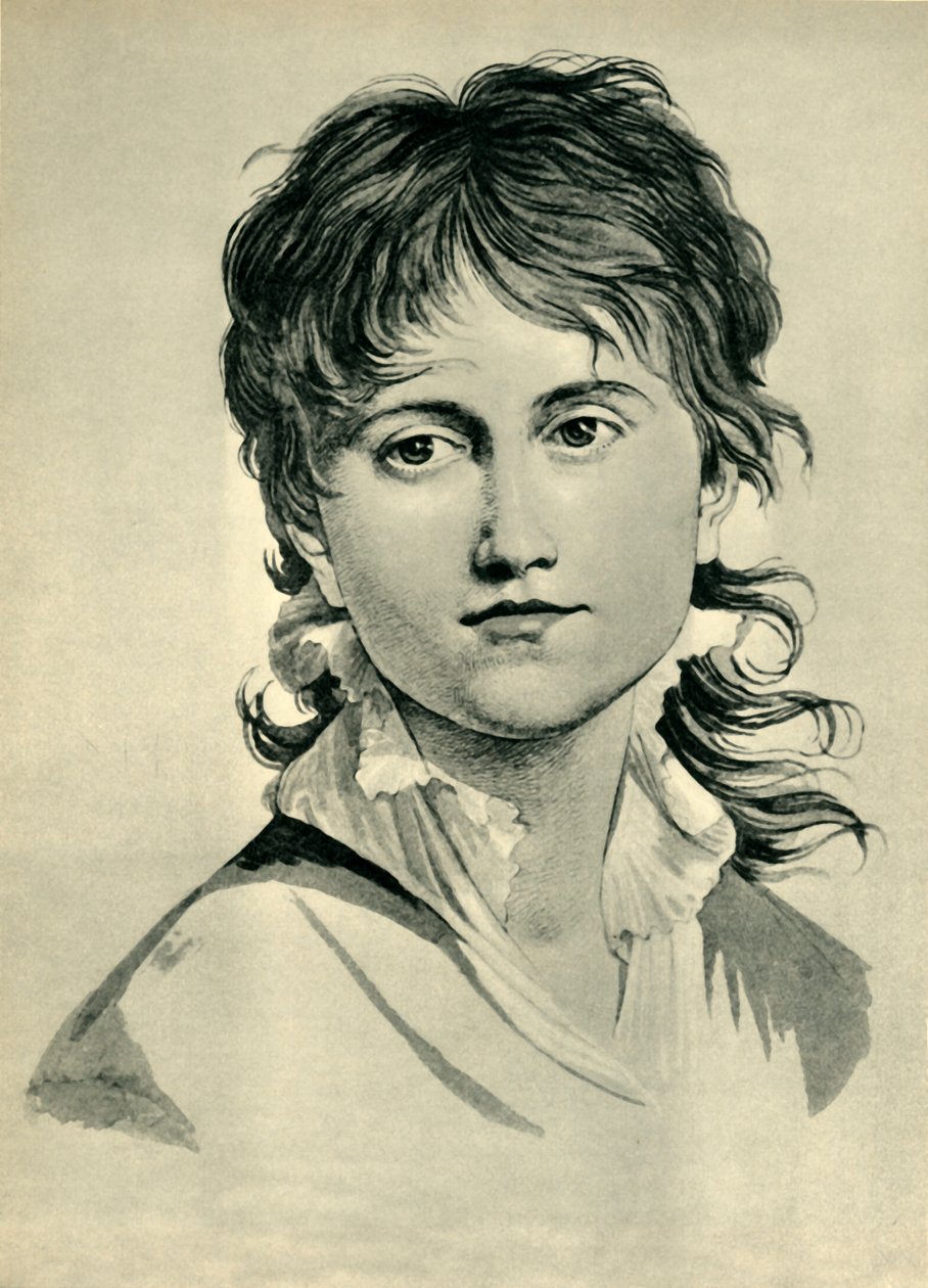 Nuoren naisen pää, 1804, 1943. tekijältä Johann Gottfried Schadow