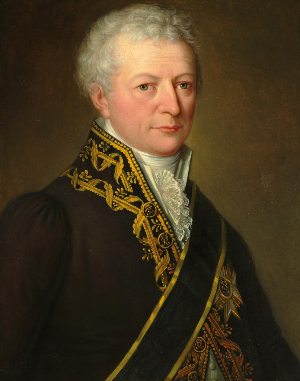 Kreivi Karl August von Hardenbergin muotokuva 1750-1822. tekijältä Johann Gottfried Schadow