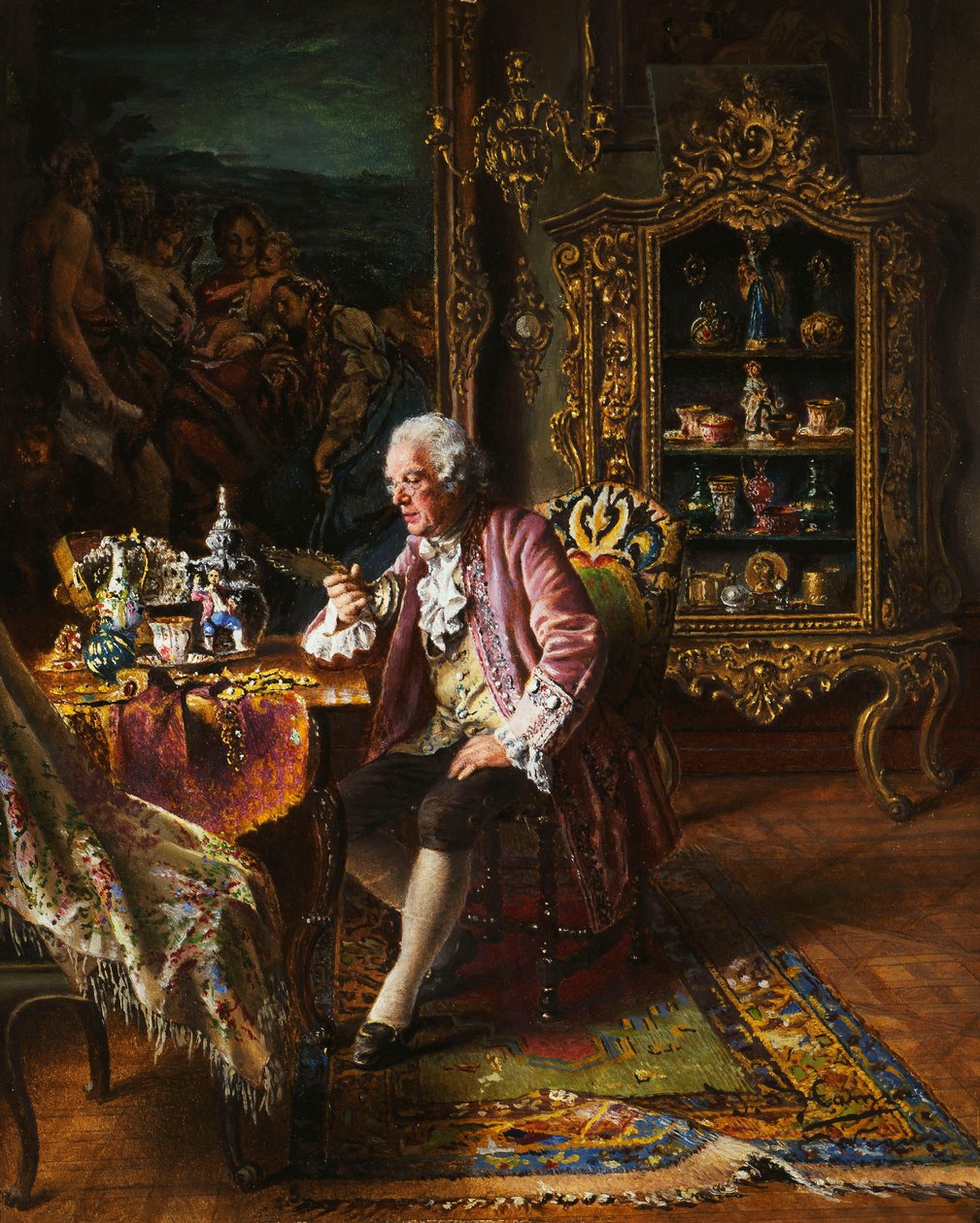Taiteen keräilijä, tekijältä Johann Hamza