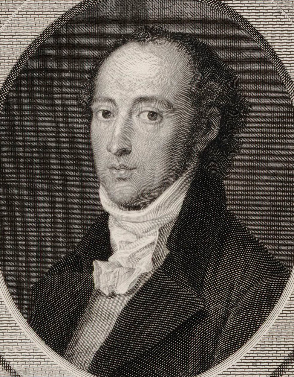 Muotokuva säveltäjä Johann Anton Andrésta 1775-1842, 1800. tekijältä Johann Heinrich Lips