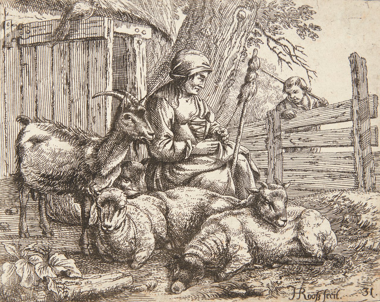 Pyörivä pyörä tekijältä Johann Heinrich Roos