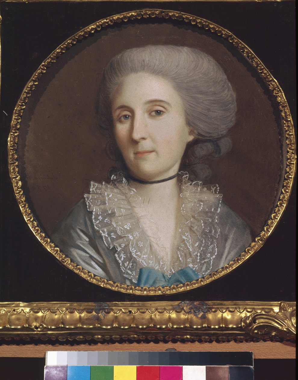 Prinsessa Natalia V. Saltykovan (1737-1812) muotokuva - Johann Heinrich Schmidtin (1749-1829) taideteos, pastelli paperille (27,5x27,5 cm) tekijältä Johann Heinrich Schmidt