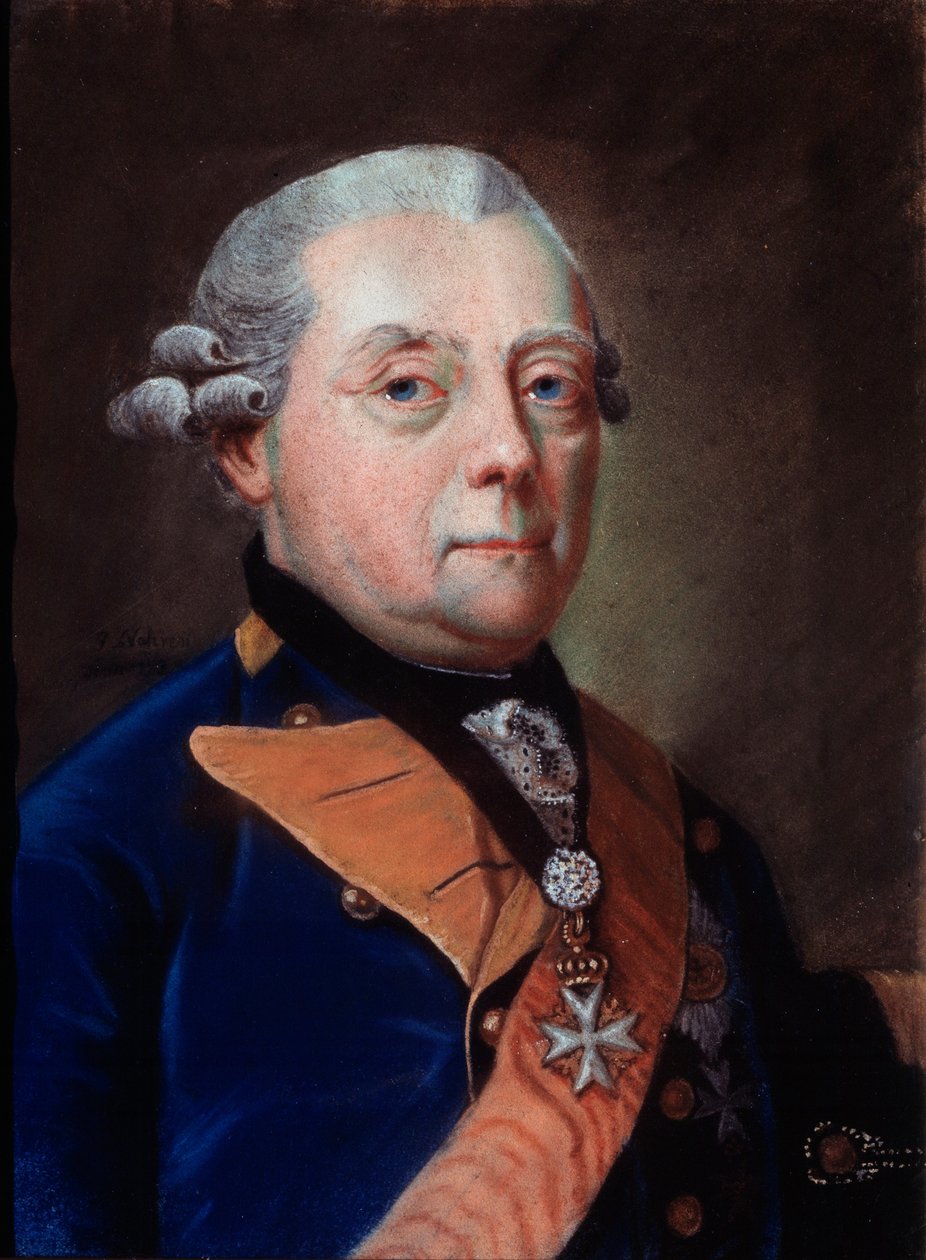 Henry Frederickin muotokuva, Preussin prinssi, Brandenburgin markkreivi Schwedt 1771–1788, 1783. tekijältä Johann Heinrich Schmidt