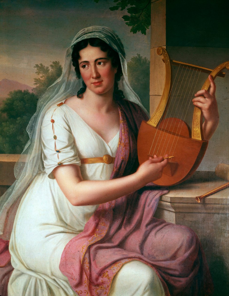 Isabella Colbranin muotokuva (öljy kankaalle tekijältä Johann Heinrich Schmidt