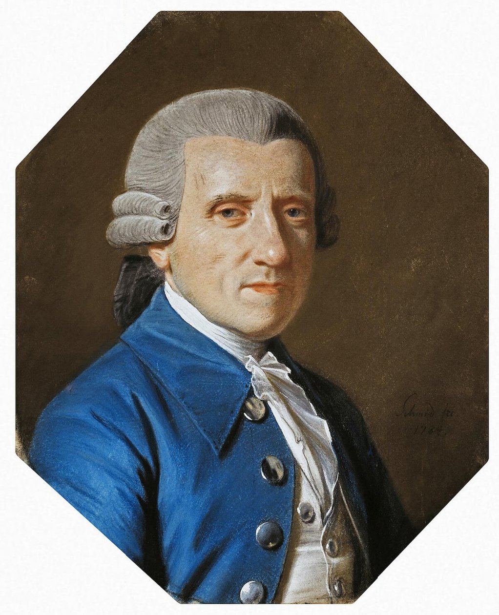 Loewis of Menarin muotokuva, 1784 tekijältä Johann Heinrich Schmidt