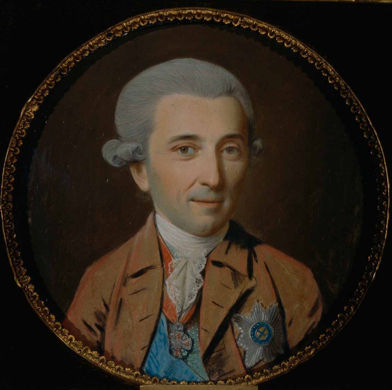 Prinssi Nikolai Ivanovitš Saltykovin muotokuva 1736-1816, 1780-luku tekijältä Johann Heinrich Schmidt