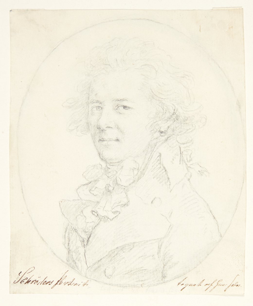 omakuva(?) tekijältä Johann Heinrich Schroder