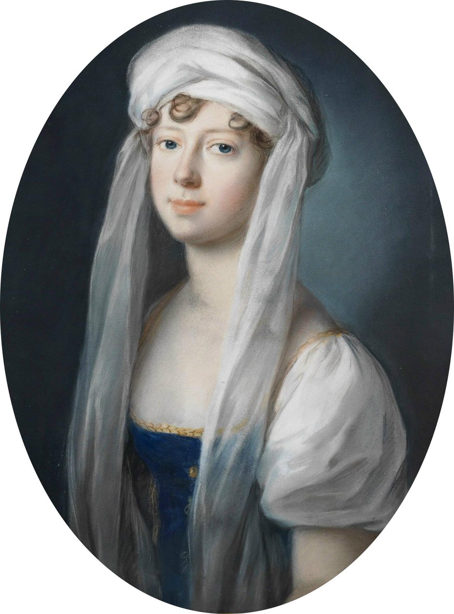 Johann Heinrich Schröder - Venäjän suuriruhtinatar Maria Pavlovna Romanova Saksi-Weimar-Eisenachin perintöprinsessana vuonna 1806. tekijältä Johann Heinrich Schroder